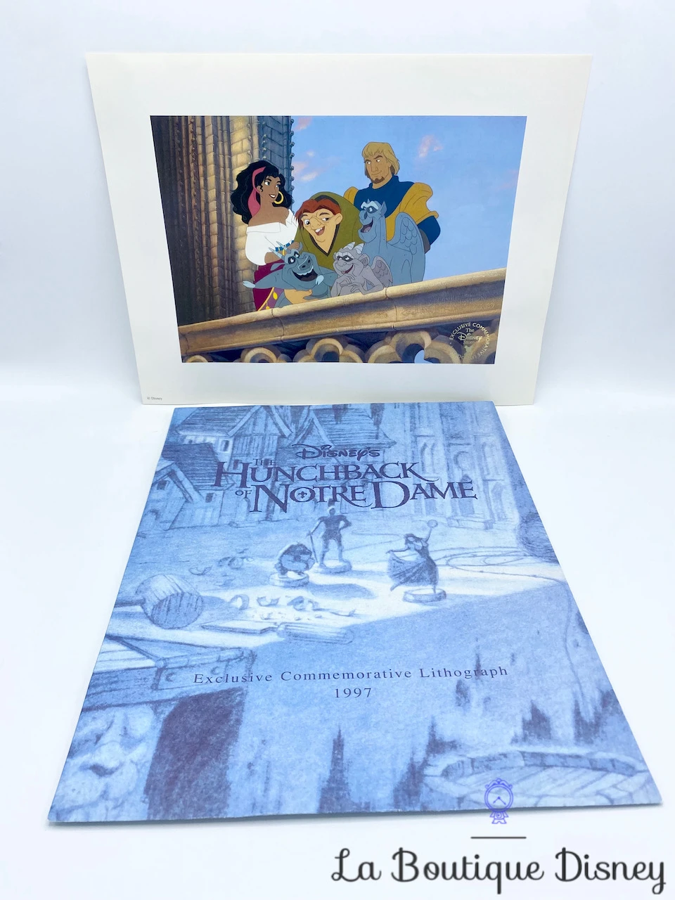 Lithographie Le Bossu De Notre Dame Exclusive Commemorative Disney Store 1997 The Hunchback Of Notre Dame Affiche 3 Lithographie Le Bossu De Notre Dame Exclusive Commemorative Disney Store 1997 The Hunchback Of Notre Dame Affiche