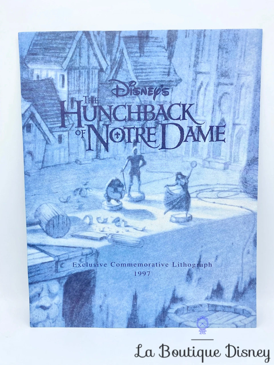 Lithographie Le Bossu De Notre Dame Exclusive Commemorative Disney Store 1997 The Hunchback Of Notre Dame Affiche 5 Lithographie Le Bossu De Notre Dame Exclusive Commemorative Disney Store 1997 The Hunchback Of Notre Dame Affiche – Image 3