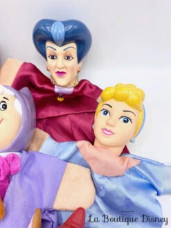 Marionnettes Cendrillon Disney Prince Madame De Trémaine Marraine Jaq Gus Main Vintage -Disney marionnettes cendrillon disney vintage main jouet gus jaq marraine tremaine prince 2