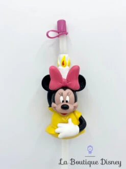 Paille Minnie Mouse Disney Plastique Relief 3D 35 Cm 7 Paille Minnie Mouse Disney Plastique Relief 3D 35 Cm -Disney paille minnie mouse disney plastique noeud rose 1