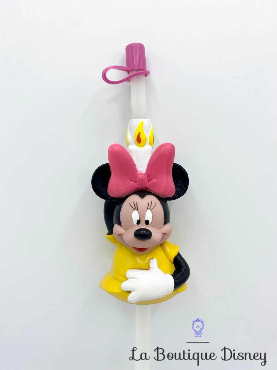 Paille Minnie Mouse Disney Plastique Relief 3D 35 Cm 4 Paille Minnie Mouse Disney Plastique Relief 3D 35 Cm – Image 2