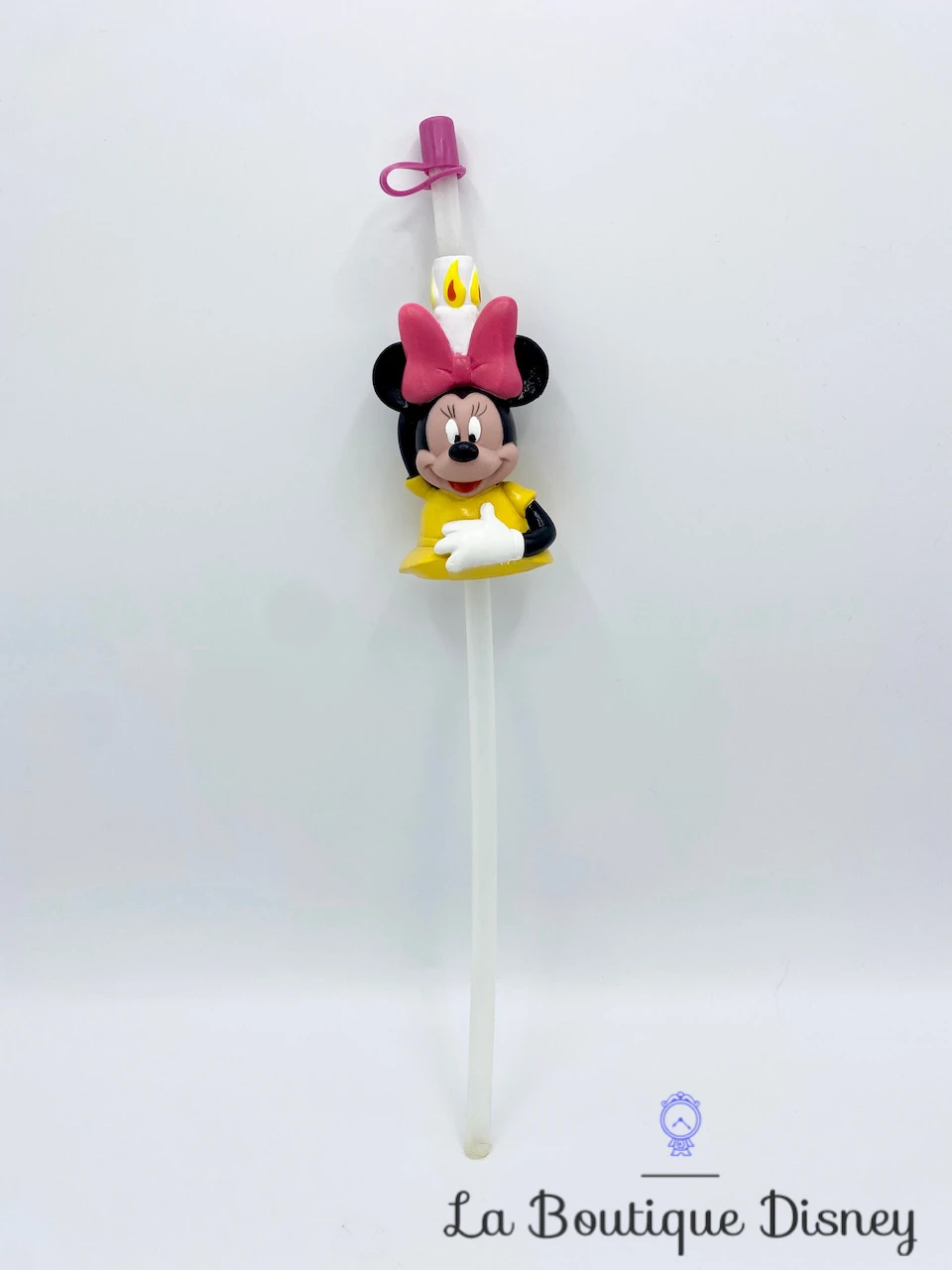 Paille Minnie Mouse Disney Plastique Relief 3D 35 Cm 3 Paille Minnie Mouse Disney Plastique Relief 3D 35 Cm
