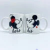 Paire Tasses Mickey Minnie Mouse Disney Mug His Her Ombre Duo -Disney paire tasses mickey minnie his hers disney mug ensemble duo coeur ombres 4