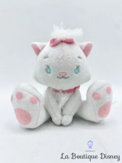 Peluche Marie Tiny Big Feet Disney Store Les Aristochats Chat Blanc 9 Cm