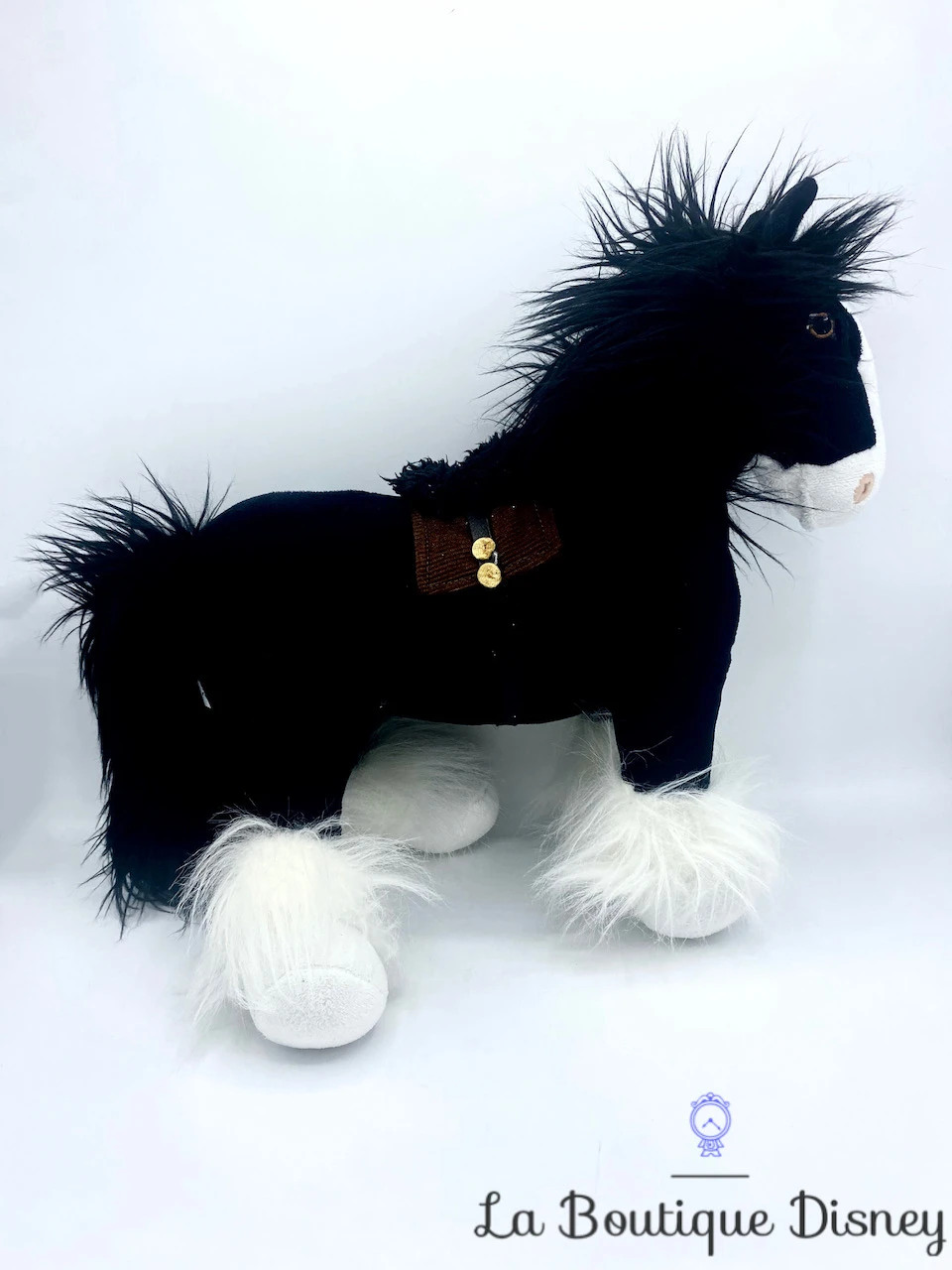 Peluche Angus Cheval Rebelle Disney Store Noir 37 Cm 6 Peluche Angus Cheval Rebelle Disney Store Noir 37 Cm – Image 4