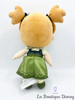 Peluche Anna La Reine Des Neiges Disney Store Petite Fille Enfant Robe Verte 32 Cm -Disney peluche anna la reine des neiges disney store poupee animators 30 cm verte couettes 2