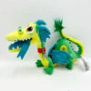Peluche Blazey En Avant Disney Store 2019 Dragon Vert Bleu Jaune 32 Cm -Disney peluche blazey dragon en avant disney store onward jaune vert 1