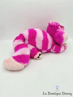 Peluche Chat Cheshire Disney Store 2010 Alice Au Pays Des Merveilles Chat Rose Rayures écusson -Disney peluche chat cheshire disney store ecusson chat rose rayures alice au pays des merveilles 5