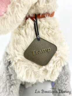 Peluche Clochard Tramp Disney La Belle Et Le Clochard Chien Gris Collier Métal Vintage 36 Cm -Disney peluche clochard disney vintage la belle et le clochard tramp chien gris collier vintage 0