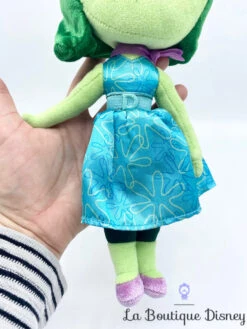 Peluche Dégout Vice Versa Disney Store 2015 Poupée Verte 30 Cm -Disney peluche degout vice versa disney store humeur verte robe bleu 6