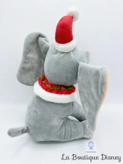 Peluche Musicale Dumbo Noël Disney Sambro éléphant Gris Bonnet Rouge 34 Cm -Disney peluche dumbo noel musicale disney sambro bonnet pere noel son 7