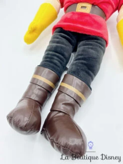 Poupée Chiffon Gaston La Belle Et La Bête Disney Store Garçon Rouge Jaune 53 Cm -Disney peluche gaston la belle et la bete disney store poupee chifffon 2