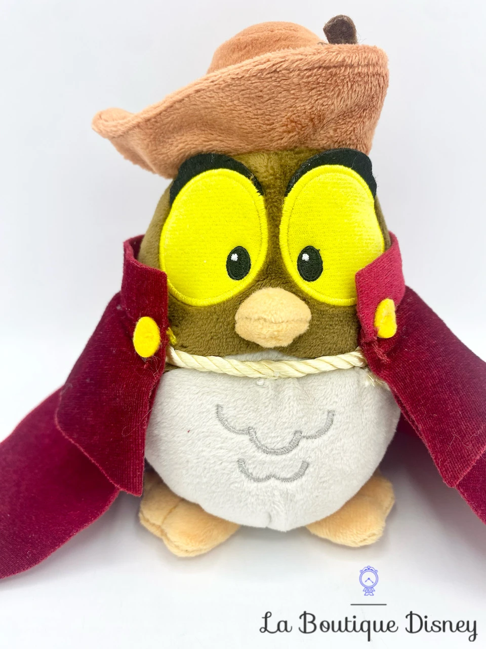 Peluche Hibou Prince Philippe La Belle Au Bois Dormant Disney Store Chapeau Cape 18 Cm 4 Peluche Hibou Prince Philippe La Belle Au Bois Dormant Disney Store Chapeau Cape 18 Cm – Image 2