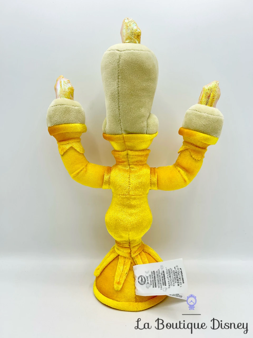 Peluche Lumière Chandelier La Belle Et La Bête Disney Store 2016 Jaune écusson 32 Cm 4 Peluche Lumière Chandelier La Belle Et La Bête Disney Store 2016 Jaune écusson 32 Cm – Image 2