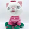 Peluche Marie Noël Disney Store Les Aristochats Pyjama Rose Vert écusson 28 Cm -Disney peluche marie noel disney store les aristochats chat pull rose rayures 2