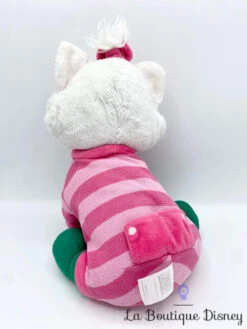 Peluche Marie Noël Disney Store Les Aristochats Pyjama Rose Vert écusson 28 Cm -Disney peluche marie noel disney store les aristochats chat pull rose rayures 4