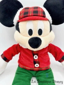 Peluche Mickey Mouse Noël Disney Store 2017 Rouge Vert Bonnet 44 Cm -Disney peluche mickey mouse noel disney store 2017 rouge vert 3
