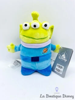 Peluche Mini Alien Toy Story Disney Store ShopDisney Extraterrestre Vert Bleu 19 Cm