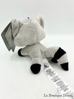 Peluche Mini Meeko Naïf Disney Store 2022 Pocahontas Raton Laveur Gris 15 Cm -Disney peluche mini meeko naif disneyland disney raton laveur gris pocahontas 3