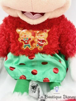 Peluche Minnie Mouse Noël Disney Store 2020 Holiday Cheer Rouge Vert 44 Cm -Disney peluche minnie disney store 2020 noel vert rouge pain epices 5
