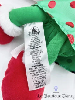 Peluche Minnie Mouse Noël Disney Store 2020 Holiday Cheer Rouge Vert 44 Cm -Disney peluche minnie disney store 2020 noel vert rouge pain epices 7