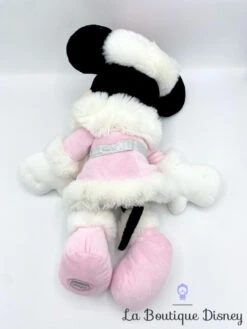 Peluche Minnie Mouse Hiver Disney Store Exclusive Manteau Chapka Blanc Rose 46 Cm -Disney peluche minnie mouse hiver fourrure disney store exclusive rose blanc 3