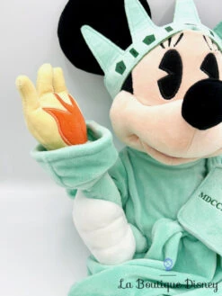 Peluche Minnie Mouse Statut De La Liberté Disney Store New York 2019 USA Vert 40 Cm -Disney peluche minnie mouse statut de la liberte disney store new york 3