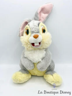 Peluche Panpan Disney Store Bambi Lapin Gris 30 Cm