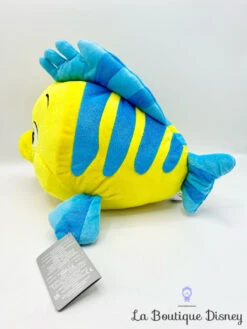 Peluche Polochon La Petite Sirène Disney Store 2023 Poisson Jaune Bleu 38 Cm -Disney peluche polochon brillant disney store peluche poisson jaune bleu la petite sirene 3