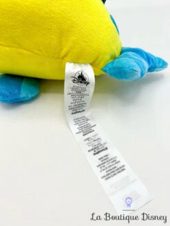 Peluche Polochon La Petite Sirène Disney Store 2023 Poisson Jaune Bleu 38 Cm -Disney peluche polochon brillant disney store peluche poisson jaune bleu la petite sirene 6