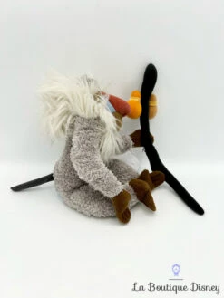 Peluche Rafiki Disney Store Le Roi Lion Singe Gris Bâton 22 Cm -Disney peluche rafiki singe le roi lion disney store vintage canne 1