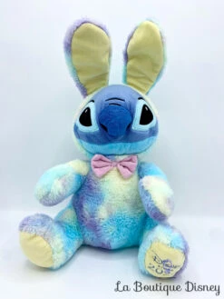 Peluche Stitch Pâques Disney Store 2020 Monstre Bleu Lapin 30 Cm