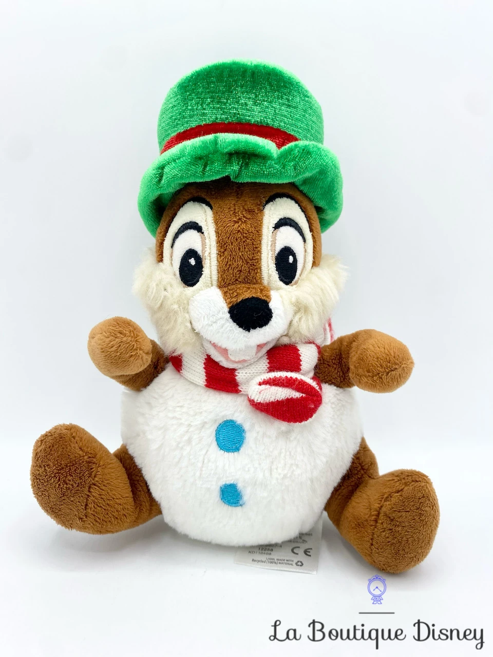 Peluche Tic Boule De Neige Disney Store Tic Et Tac Noël Chapeau Vert 20 Cm 3 Peluche Tic Boule De Neige Disney Store Tic Et Tac Noël Chapeau Vert 20 Cm