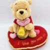 Peluche Winnie Ourson Coeur Rouge Disney Store I Love You More Than Hunny 24 Cm