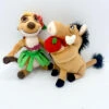 Peluches Timon Pumbaa Luau Le Roi Lion Disney Store 2015 Suricate Phacochère Marron 22 Cm