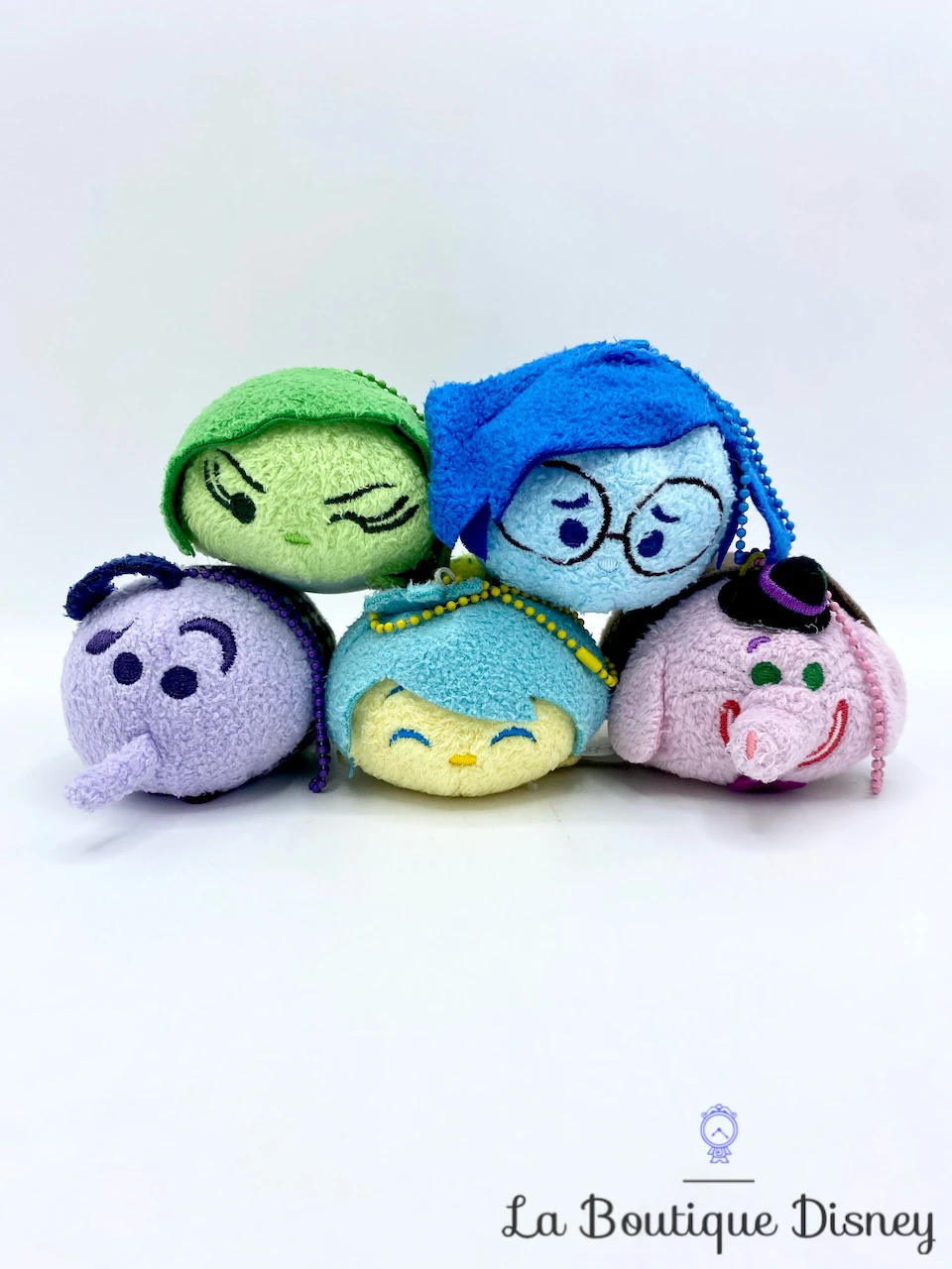 Peluches Tsum Tsum Set Vice Versa Joie Tristesse Dégout Peur Bing Bong Disney Store 3 Peluches Tsum Tsum Set Vice Versa Joie Tristesse Dégout Peur Bing Bong Disney Store
