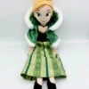 Poupée Chiffon Anna La Reine Des Neiges Disney Store Peluche Robe Verte Cape Hiver 57 Cm