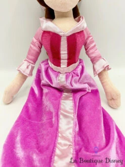 Poupée Chiffon Belle Robe Rose Disney Store 2016 La Belle Et La Bête Peluche Princesse 52 Cm -Disney poupee chiffon belle hiver robe rose disney store peluche princesse 2