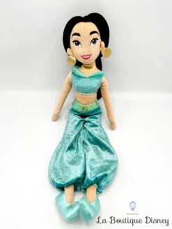 Poupée Chiffon Jasmine Disney Store 2016 Aladdin Peluche Princesse Bleu 54 Cm