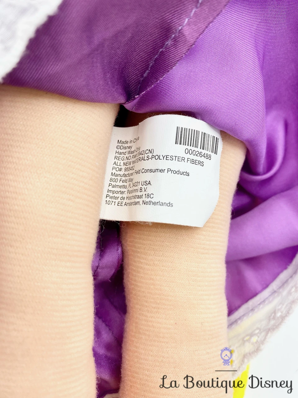 Poupée Chiffon Raiponce Disney On Ice Peluche Princesse Robe Violette 50 Cm 7 Poupée Chiffon Raiponce Disney On Ice Peluche Princesse Robe Violette 50 Cm – Image 5