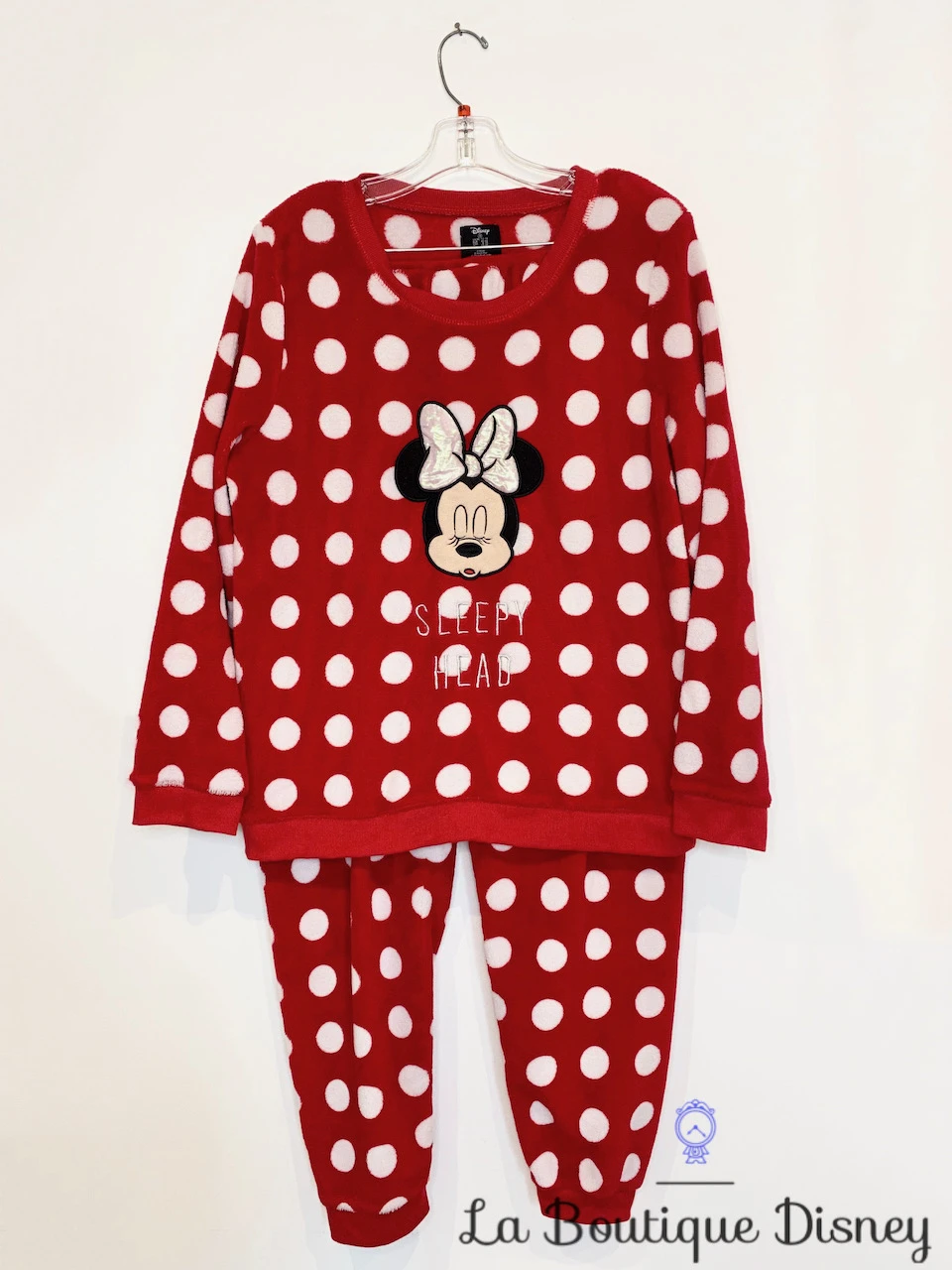 Pyjama Minnie Mouse Disney Love To Lounge Taille M Polaire Pilou Rouge Blanc Sleepy Head 3 Pyjama Minnie Mouse Disney Love To Lounge Taille M Polaire Pilou Rouge Blanc Sleepy Head