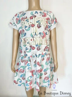 Robe Ariel La Petite Sirène Disney Princess Taille 6-7 Ans Believe In Mermaid