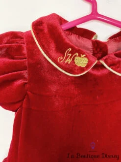 Robe Blanche Neige Disney Taille 3-6 Mois Rouge Velours Pomme SW -Disney robe blanche neige disney 3 6 mois rouge velours snow white sw 10