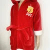 Robe De Chambre Winnie L'ourson Noël JOY Disney Store Taille 18-24 Mois Peignoir Rouge