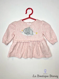 Robe Dumbo Disney Baby By Disney Store Taille 0-3 Mois Rose étoiles Little Star