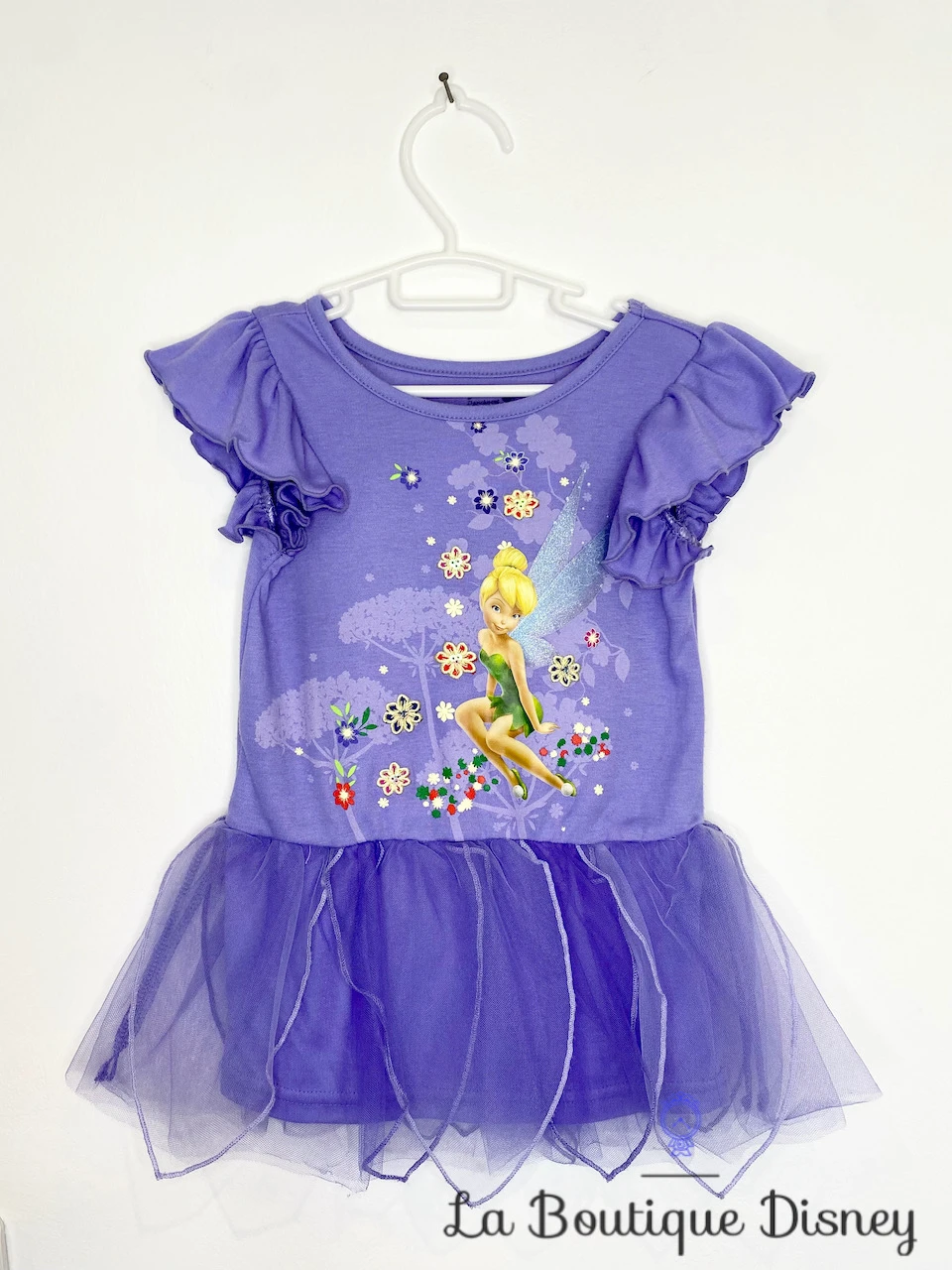 Robe La Fée Clochette Disney Store Taille 2 Ans Violet Voile Fleurs 4 Robe La Fée Clochette Disney Store Taille 2 Ans Violet Voile Fleurs – Image 2