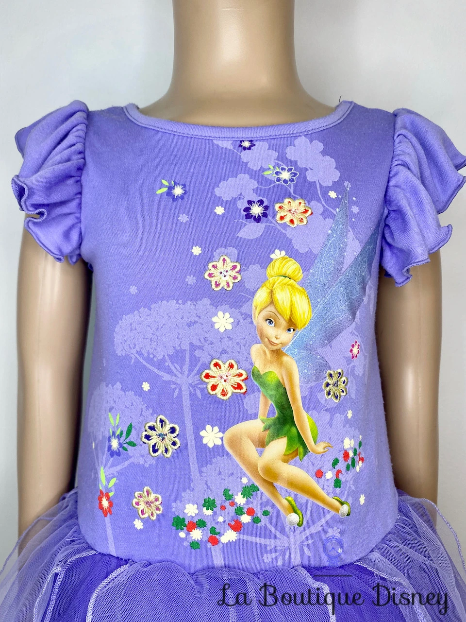 Robe La Fée Clochette Disney Store Taille 2 Ans Violet Voile Fleurs 5 Robe La Fée Clochette Disney Store Taille 2 Ans Violet Voile Fleurs – Image 3