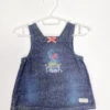 Robe Jean Winnie L'ourson Disney Baby Taille 6 Mois Pooh Broderie