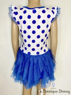 Robe Minnie Mouse Disney Taille 6 Ans Tutu Voile Bleu Blanc Pois Love Minnie -Disney robe minnie mouse disney taille 6 ans blanc bleu voile pois love minnie 13