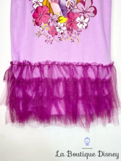 Robe Raiponce Disney Store Taille 4 Ans Princesse Rose Violet Fleurs Tutu -Disney robe raiponce disney store taille 4 ans violet princesse rose tutu voile 3
